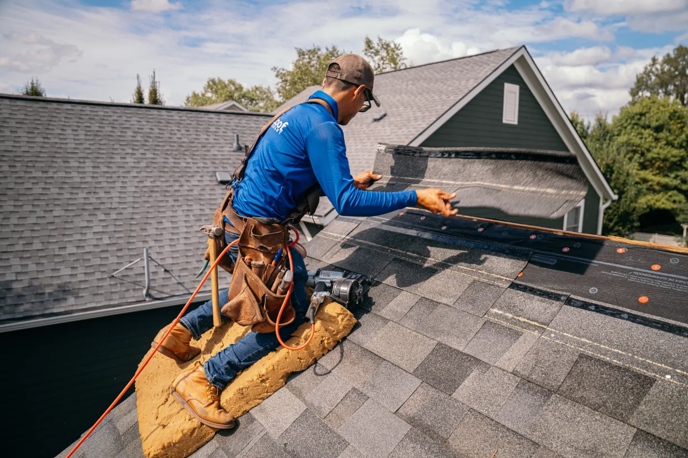 Roofing by Fishersburg Roofing near Noblesville, IN